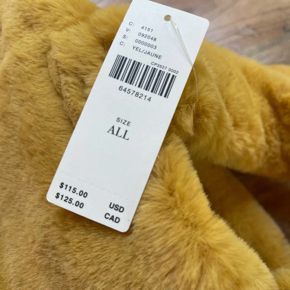 Anthropologie Faux Fur NWT Tote bag; top rated and sold out @anthro - Picture 5 of 9